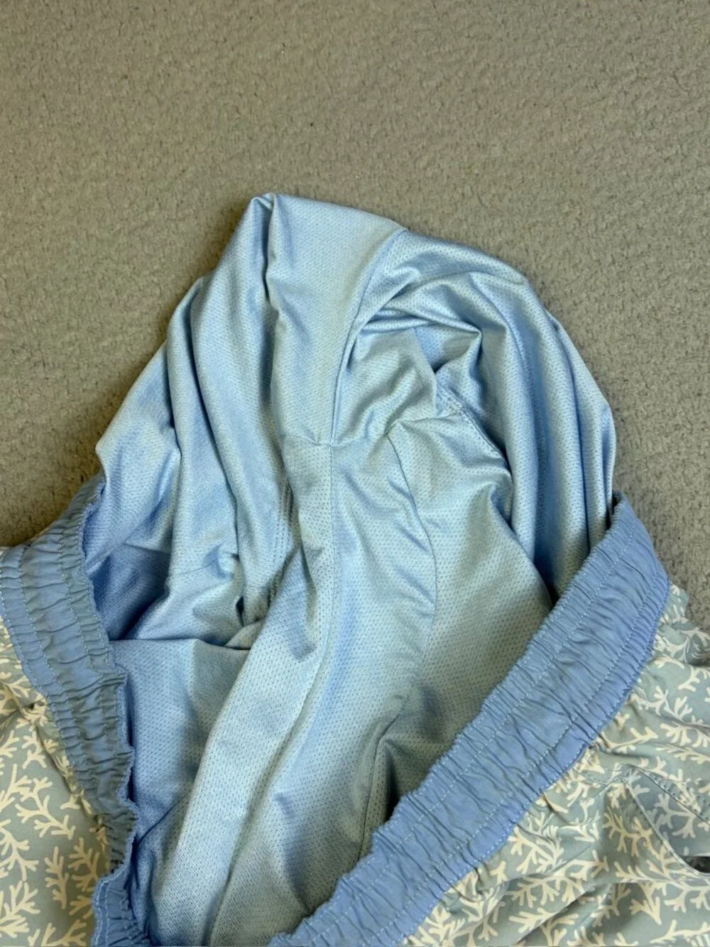 Fair Harbor Swim Shorts Trunks Mens XL Blue Drawstring Lined Beach Pool Surf